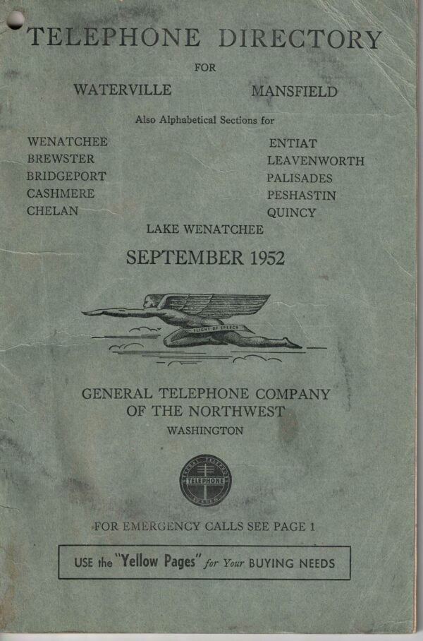 Waterville Mansfield Telephone Book